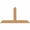 Ekena Millwork Portland Timber Gable Bracket, Western Red Cedar, 60"W x 32"H x 5 1/2"D x 5 1/2"F, 13/12 Pitch GBW060X32X0606POR00SWR - alternate 1